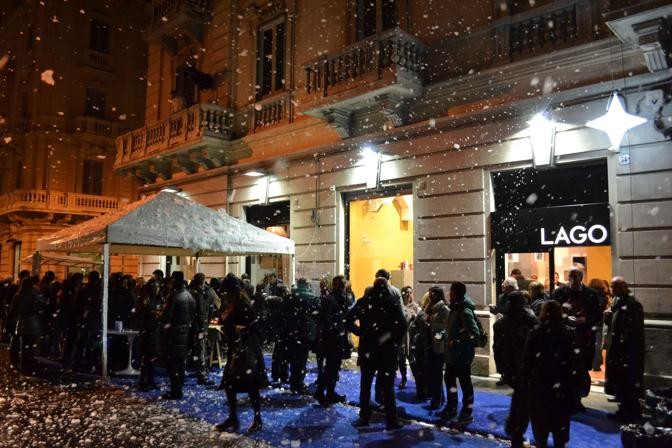 Bari inaugurazione negozio Lago Foto arcieri